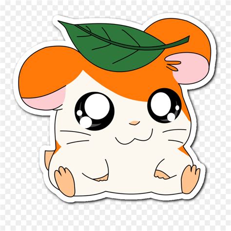 Hamtaro Kawaii Cute Anime Hamster Kawaii Clipart 5284378 Pinclipart