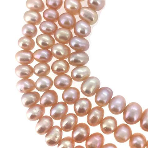 This Listing Is For A Full Strand Pink Color Freshwater Pearls 55mm