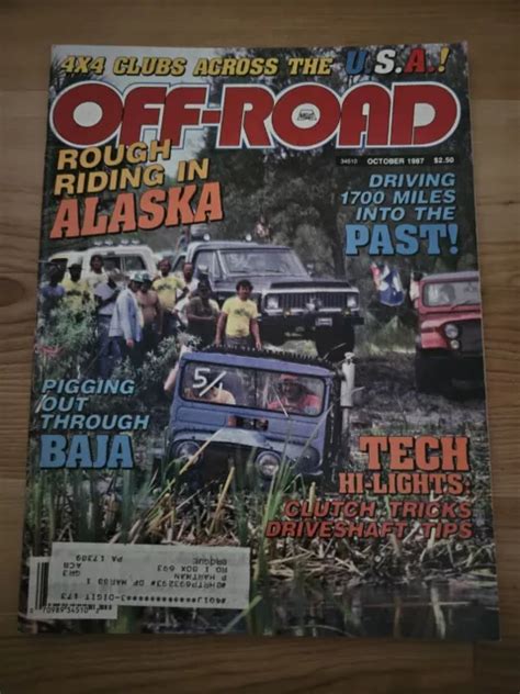 Vintage Off Road 4x4 Four Wheeler Magazineoctober 1987 1500 Picclick
