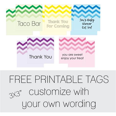 … i created free printable tags to go with all these favour ideas. 100+ Cutest Baby Shower Ideas for Girls and Boys (Updated 2018)