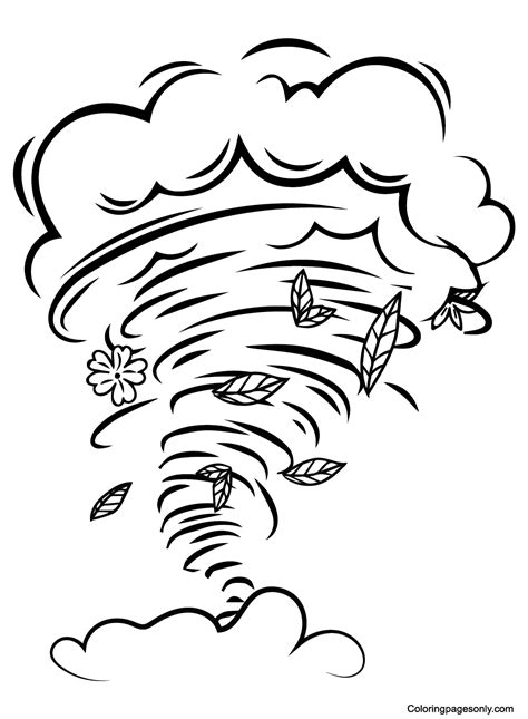 Tornado Pictures Coloring Page Free Printable Coloring Pages