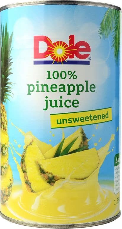 Dole Unsweetened Pineapple Juice Food And Drinks Fresh Produce On Carousell