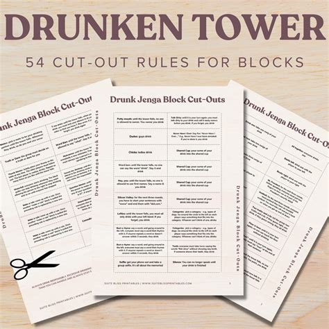 54 Drunk Jenga Ideas To Make A Jenga Drinking Game Now