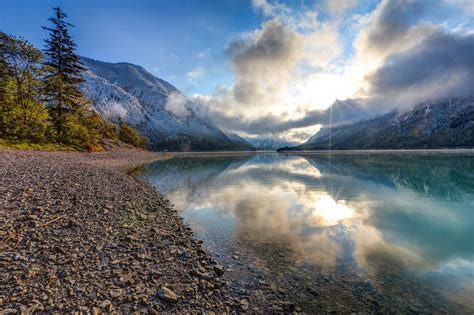 austria, Lake, Mountains, Sky, Scenery, Coast, Tirol, Nature Wallpapers ...