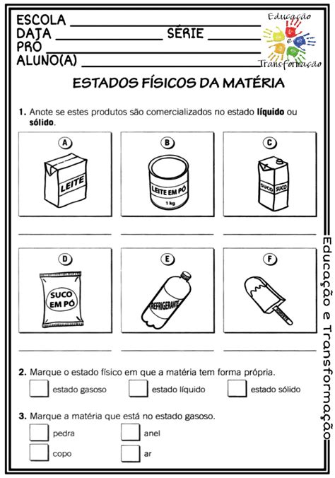 Propriedades Da Materia 5 Ano