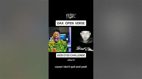 Dax Gods Eyes Open Verse Challenge Rapzmusicuk Thatsdax Youtube