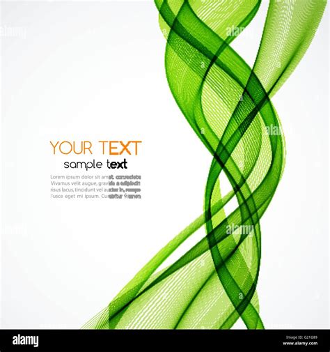 Vector Abstract Color Curved Lines Background Template Brochure Design