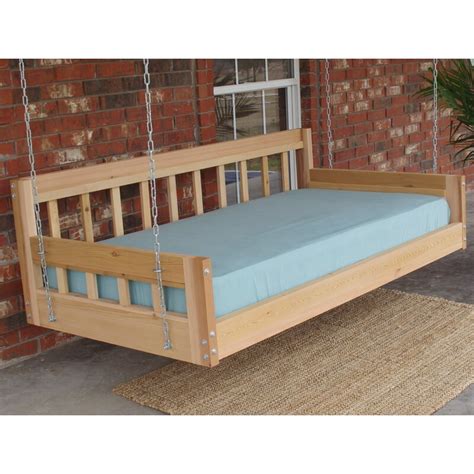 Farmhouse porch swings outdoor porch bed outdoor daybed patio swing diy porch outdoor decor bench swing. Loon Peak® Tharp American Style Hanging Daybed Porch Swing ...
