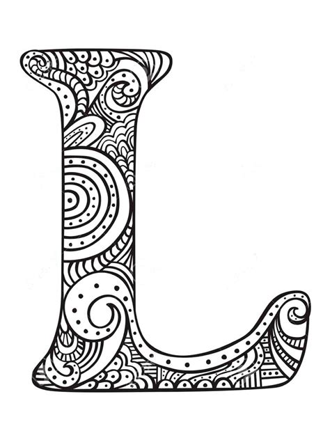 Free coloring sheets to print and download. Letter L coloring pages. Download and print Letter L ...