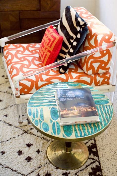 Love This Side Table At Home With Trina Turk Photography By Bonnie