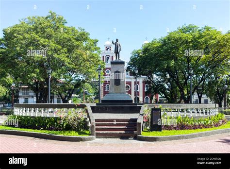 The Jose Rizal Monument At Plaza Libertad In Iloilo City Stock Photo
