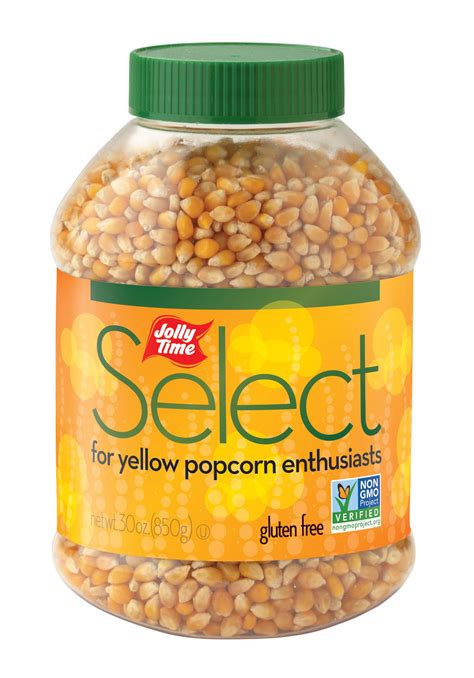 Jolly Time Select Popcorn Kernels Premium Yellow Non Gmo Popping Corn