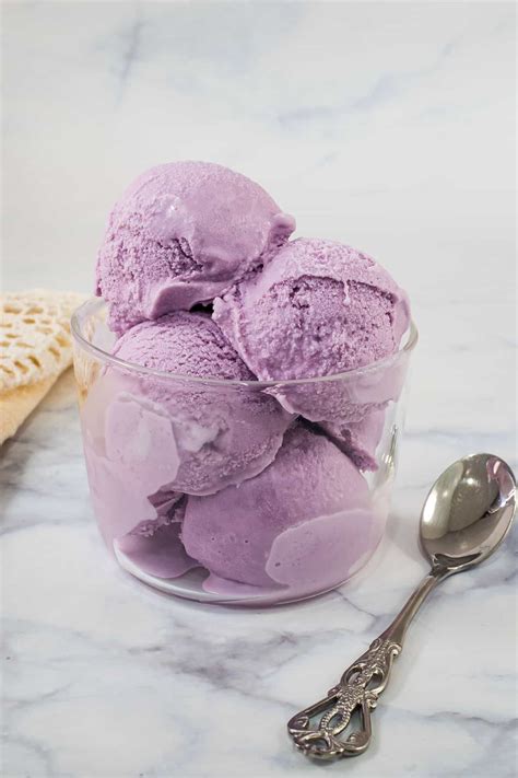 Ube Ice Cream Purple Yam Ice Cream Decorated Treats