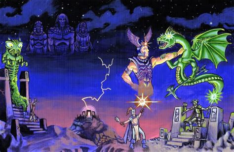 1st Edition Advanced Dungeons And Dragons Cover Art Without Text Retroist