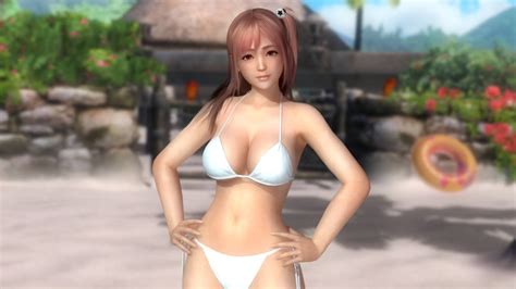 New Dead Or Alive Character Honoka Gets Sexy Bikini Screenshots To Show Off Her Massive Cm Bust