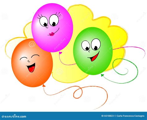 Cartoon Balloons Vector Stock Vector Illustration Of Eyes 6518823