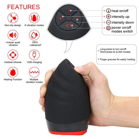 Wireless Personal Massage Toy For Men Electric Handheld Male Massaging Toy With Heating Function