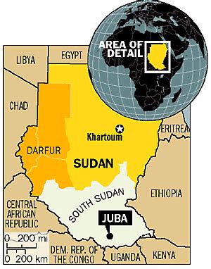 South Sudan Map 