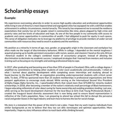 How To Write Great Scholarship Essays With Examples