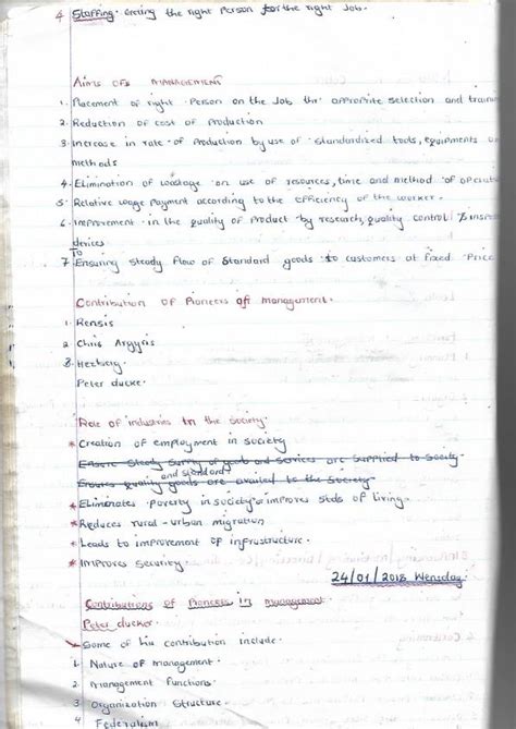 Workshop Organization Management Notes 8446