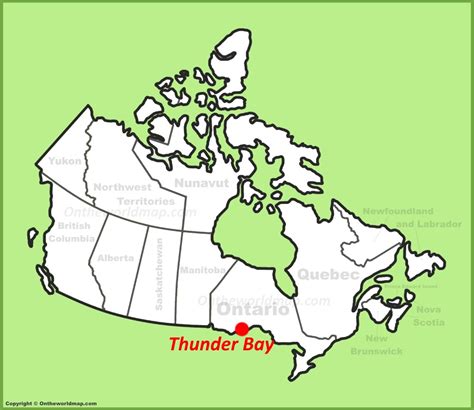 Thunder Bay Map Ontario Canada Detailed Maps Of Thunder Bay