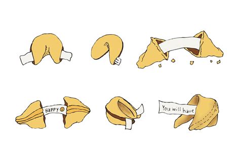 Fortune Cookie Drawing Think Of How Surprised Your Friends And Guests