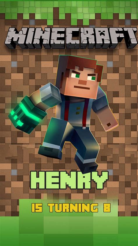 Well you're in luck, because here they come. Minecraft Animated Birthday Invitation in 2020 (With ...