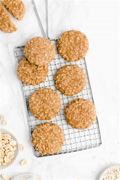 Healthy Peanut Butter Banana Oatmeal Breakfast Cookies Amys Healthy