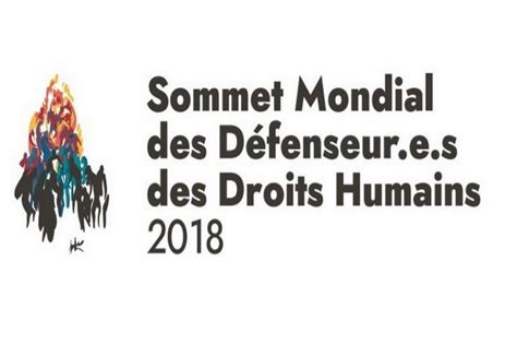 [paris] Sommet Mondial Des Défenseur E S Des Droits Humains 2018
