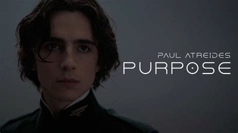 Paul Atreides Purpose Youtube