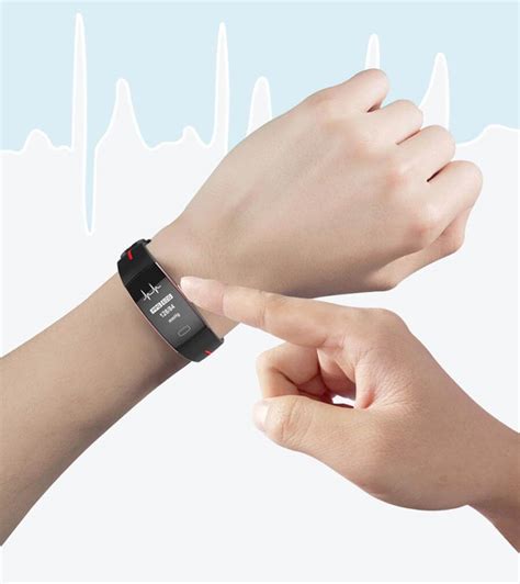Wearable Blood Pressure Monitor Watch And Heart Rate Monitor Smart Band