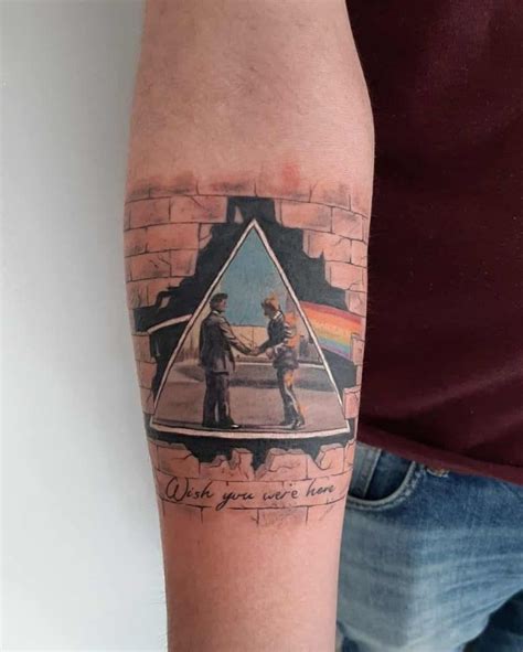 Pink Floyd Tattoo Album Covers Wish You Were Here The Wall Dark