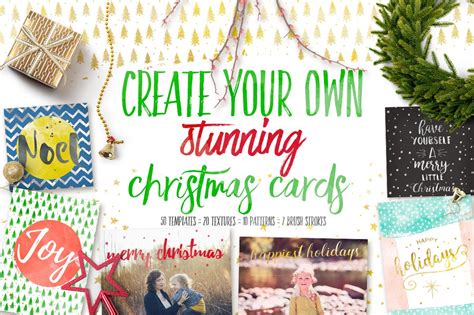 Good news — customizing with your own photo is super easy! Design your own Christmas Cards ~ Card Templates ...