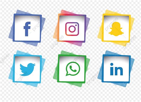 Icons are in line, flat, solid, colored outline, and other styles. Social Media Icons Set, Social Media Icons, Icons, Social ...