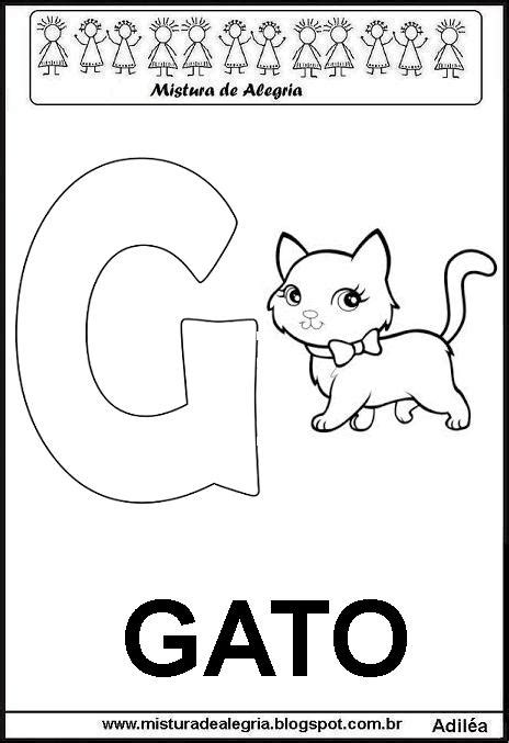 Desenhos Da Letra G Para Colorir Atividades Educativas