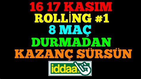 17 KASIM 2023 İDDAA TAHMİNLERİ YouTube