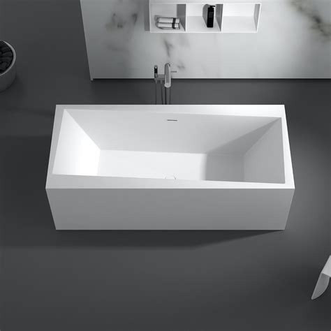 Solid Surface Andromeda Freestanding Solid Surface Bathtub 176cm