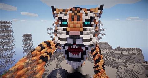 Tiger Meow Minecraft Project Minecraft Projects Minecraft Designs