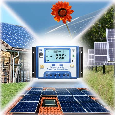 Regolatore Di Carica Solare Anancooler Ampere V V Con Doppio