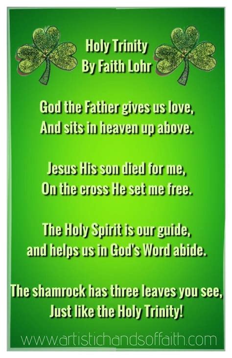 St. Patrick’s Day Holy Trinity Lesson and Craft in 2021 | Mardi gras