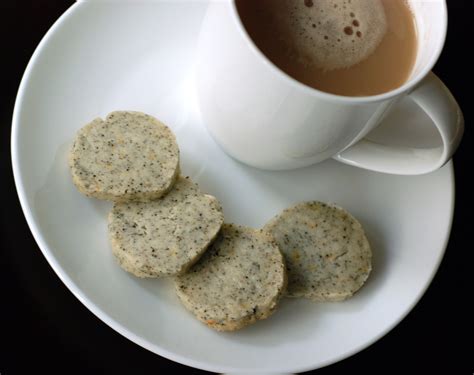 Earl Grey Tea Shortbread Cookies The Taste Space