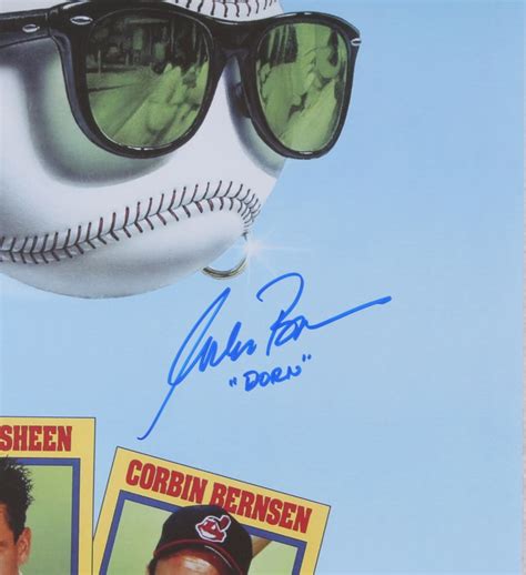 Tom Berenger And Corbin Bernsen Signed Major League 24x36 Movie Poster Inscribed Jake And Dorn