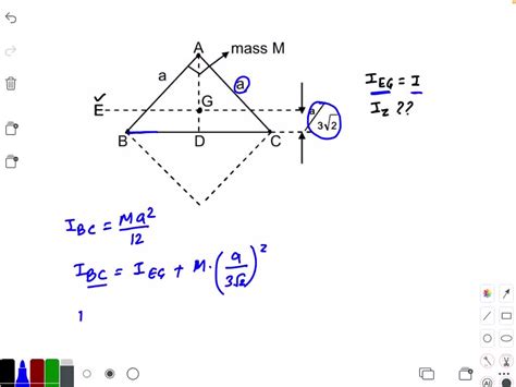 Solvedmoment Of Inertia A Uniform Right Angled Isosceles Triangular