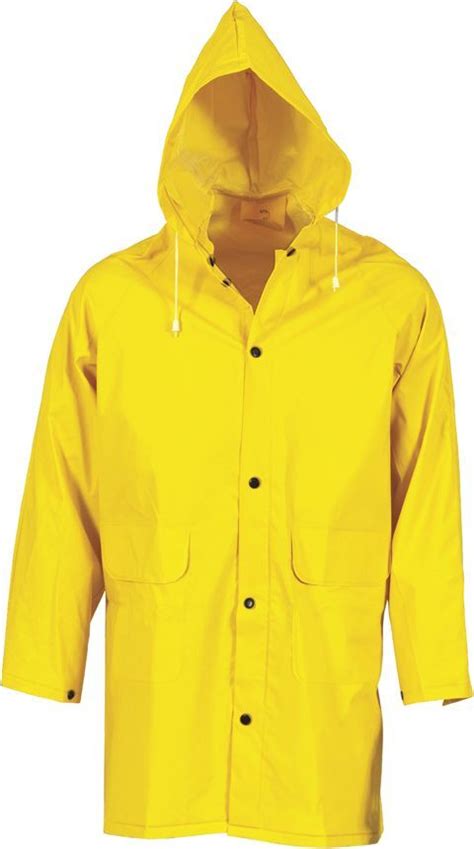 Yellow Pvc Raincoat
