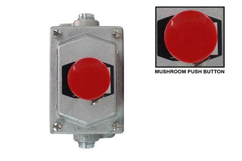 Larson Electronics Explosion Proof Mushroom Push Button Switch