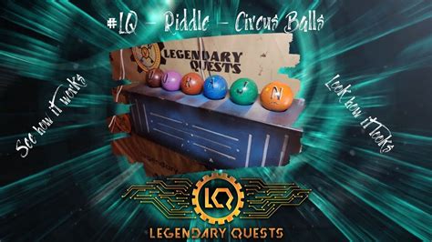Lq Riddle Circus Balls For Escape Room See How It Works Circus