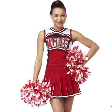 xs xxl blue red sexy cheerleader costume high school girl musical cheerleading uniform sport