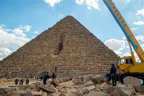 Giza Pyramid Restoration Project Sparks Outrage In Egypt