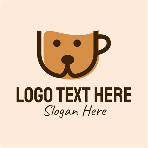 Dog Coffee Cup Logo Brandcrowd Logo Maker