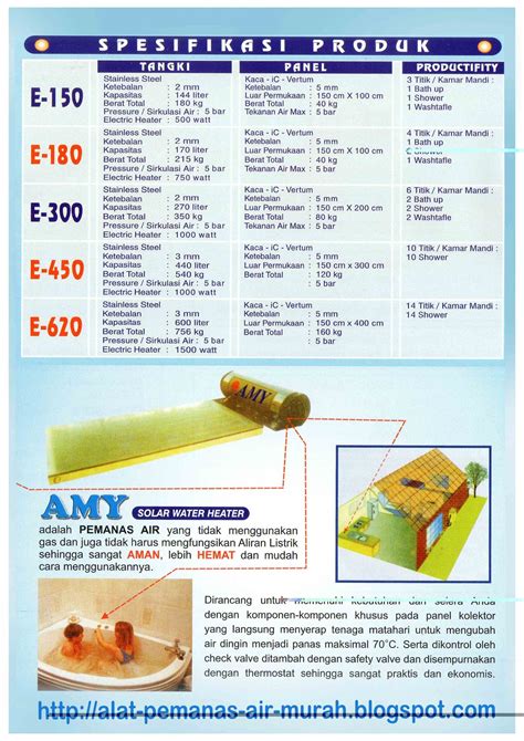 Mulai dari electric, solar dan gas water heater dengan promo, diskon, kualitas dan harga terbaik hanya berada di tokowaterheater.com. Alat Pemanas Air / Solar Water Heater Murah Berkualitas ...